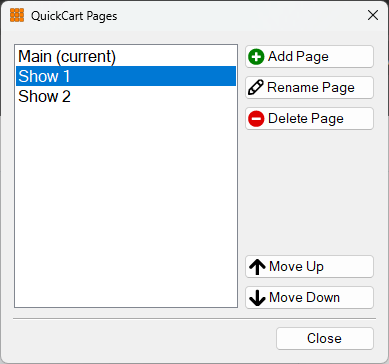 Organise it into pages