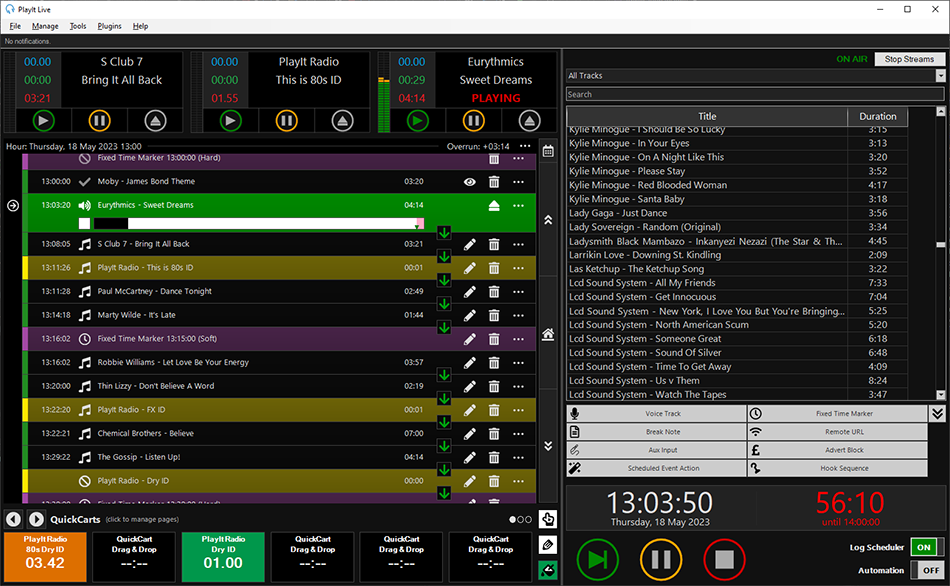 PlayIt Live Radio Automation Playout Software