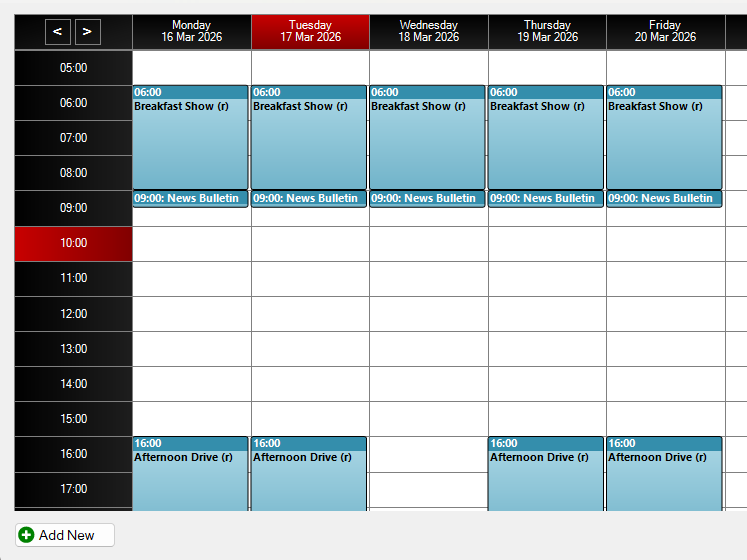 Drag them onto the schedule